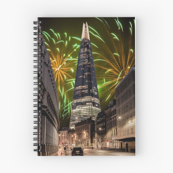 Item preview, The Shard London with fireworks designed and sold by peterwyatt.