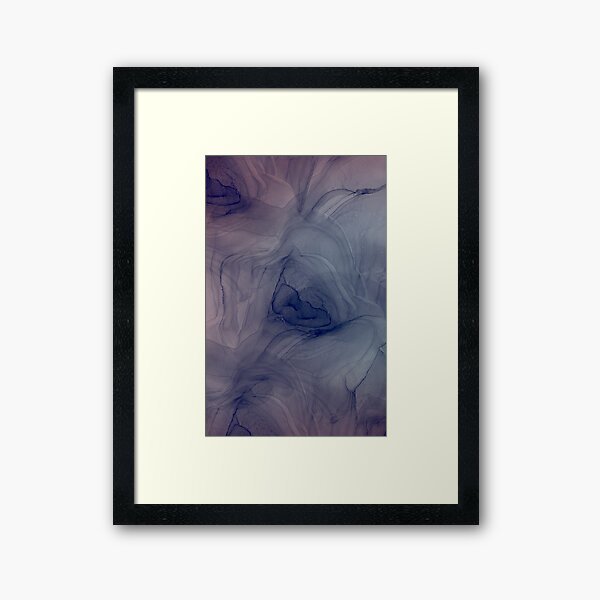 Ink Drops Framed Art Print