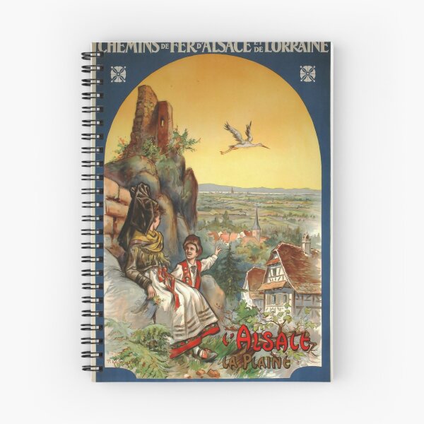Item preview, ALSACE LORRAINE Alsace vintage travel poster designed and sold by stickart-marek.