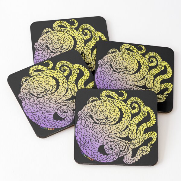 Item preview, Pride Octopus - Non-Binary designed and sold by QuietChiaro.