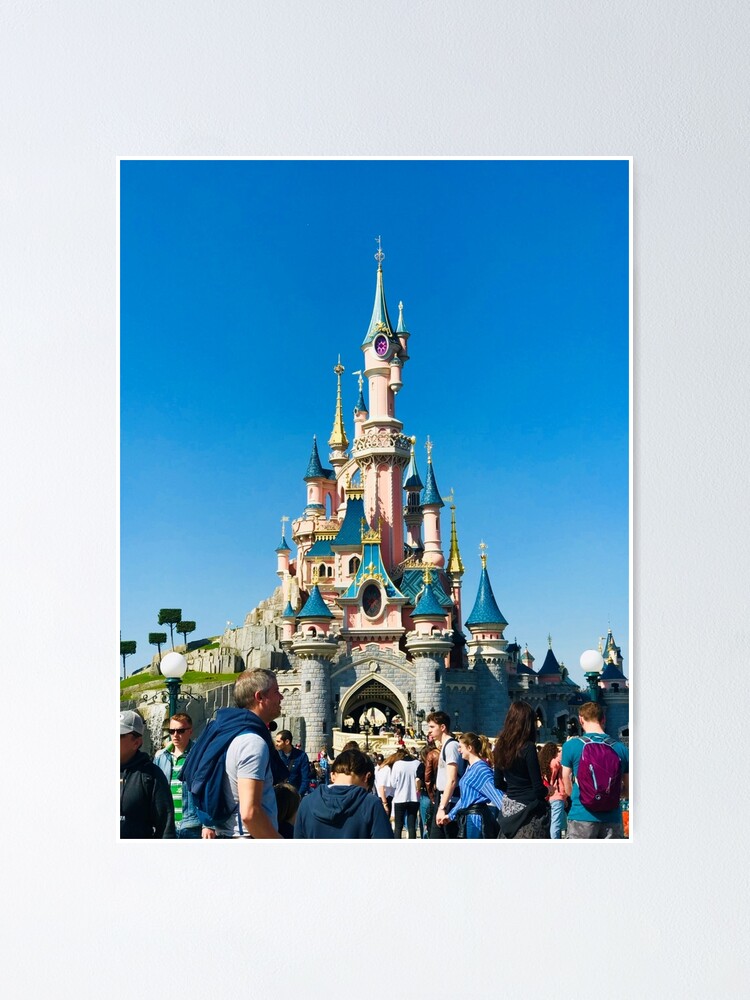 Le Chateau De La Belle Au Bois Dormant Poster By Emilyconnellxo Redbubble