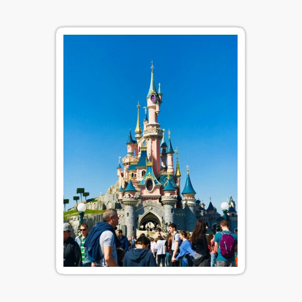 Castle Disneyland Paris Stickers Redbubble