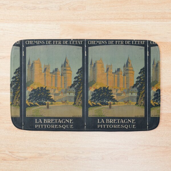 Item preview, ETAT Bretagne used vintage travel poster designed and sold by stickart-marek.