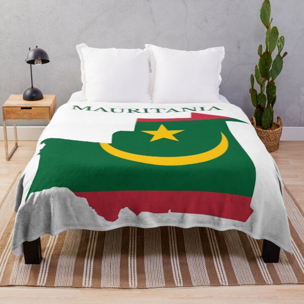 Item preview, Mauritania Map Flag designed and sold by marosharaf.