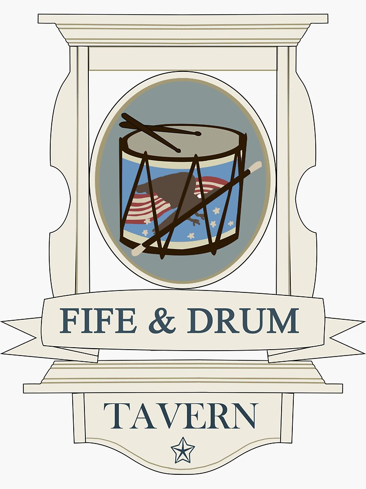 "Fife and Drum" Sticker for Sale by ldoucette98 Redbubble