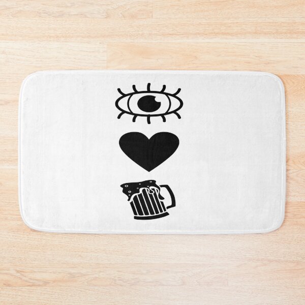 Item preview, Eye love beer alcohol funny designed and sold by Dsigns.