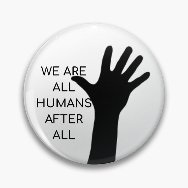 Item preview, We are all humans, raised hand  designed and sold by Argyburgy.