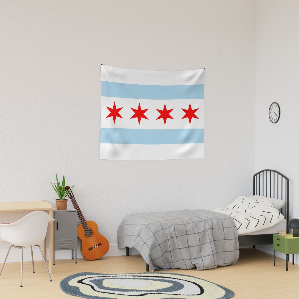 Chicago Flag T-shirt for Sale by trumoose, Redbubble