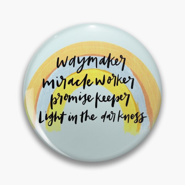 Artikelvorschau, Waymaker Miracle Worker Promise Keeper | Christian Inspirational Faith | Illustration Calligraphy entworfen und verkauft von seaniemendoza.