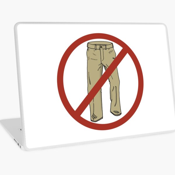 No Pants! Laptop Skin