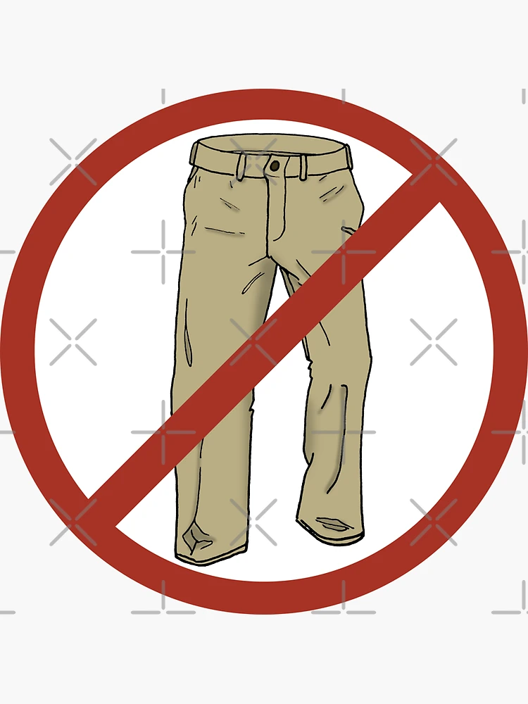 Baggy pants Sticker for Sale by Kaliabrewster