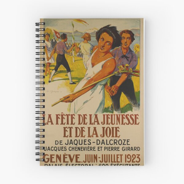 Artikelvorschau, La fete de la Jeunesse vintage travel poster entworfen und verkauft von stickart-marek.