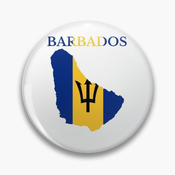 Item preview, Barbados Map Flag designed and sold by marosharaf.