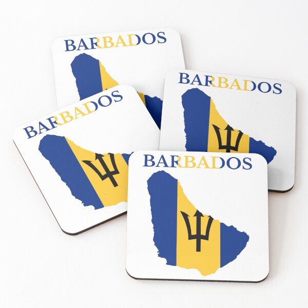 Item preview, Barbados Map Flag designed and sold by marosharaf.
