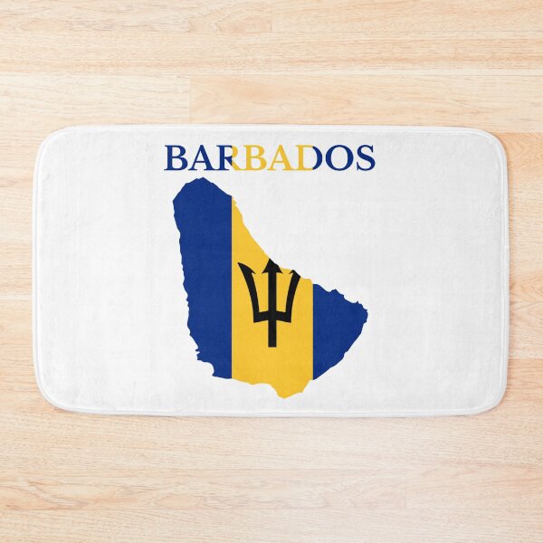 Item preview, Barbados Map Flag designed and sold by marosharaf.