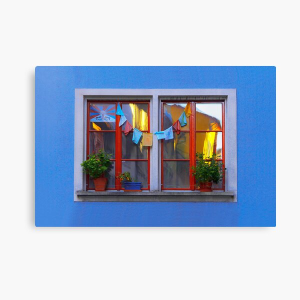 The window affair Canvas Print
