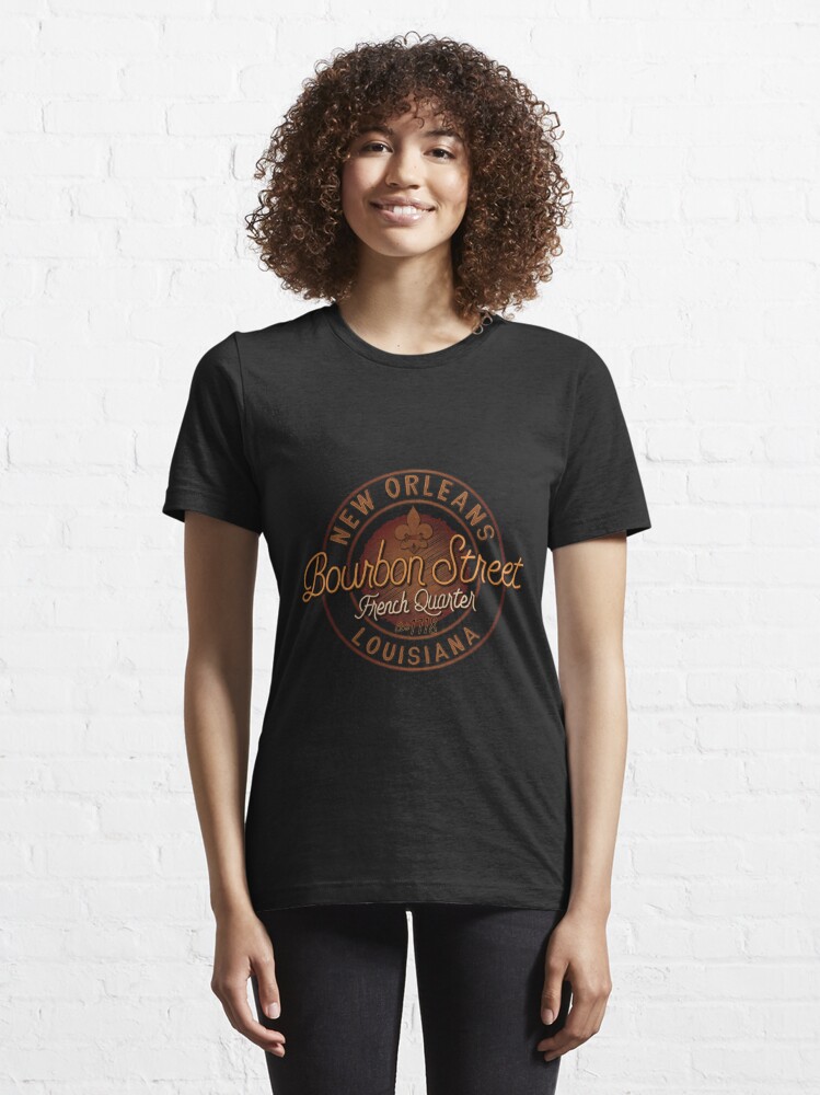 New Orleans Louisiana Vintage Souvenir Gift Mens Back Print T-shirt
