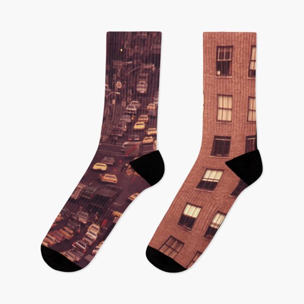 Item preview, Looking Down on Sixth Avenue Traffic at 40th Street (1973) designed and sold by Ouijawedge.