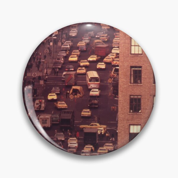 Item preview, Looking Down on Sixth Avenue Traffic at 40th Street (1973) designed and sold by Ouijawedge.