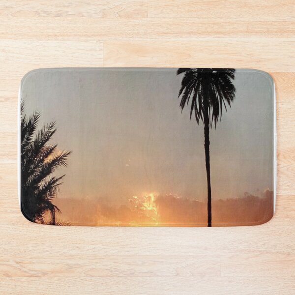 Item preview, A beautiful red sunset with palm and red sky designed and sold by faridman.