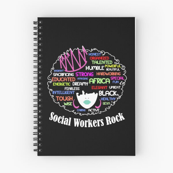 Item preview, Black Queen Social Workers Rock Magic Diva Gift Design desig print designed and sold by Lisbob.