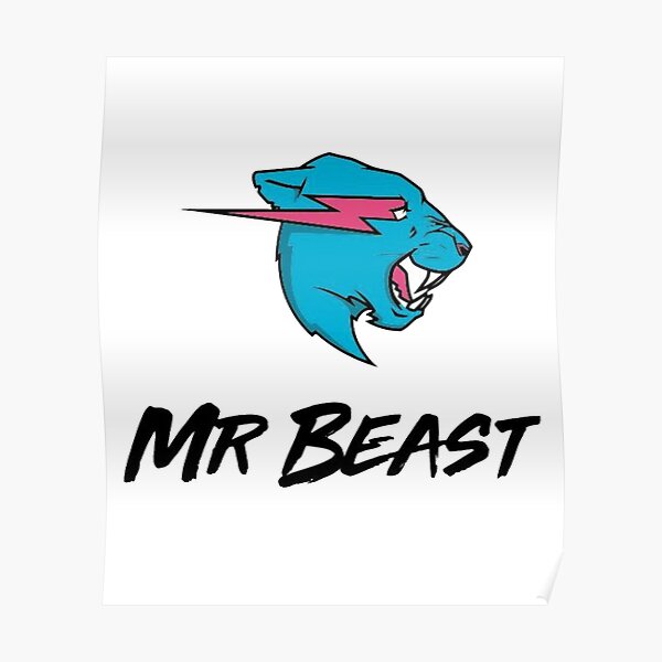 Mr Beast Posters Redbubble - mrbeast roblox account name
