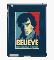 Believe in Sherlock Holmes iPad Case/Skin