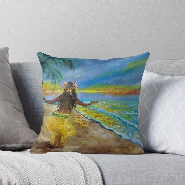 Item preview, Hula on the Beach at Sunset. Lovely hula hands expressing the hula dance on the beach at Waikiki. designed and sold by jennyleeandjim.