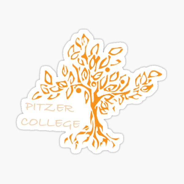 Aperçu de l'œuvre Autocollant / Masque Pitzer College créée et vendue par BugMakes.