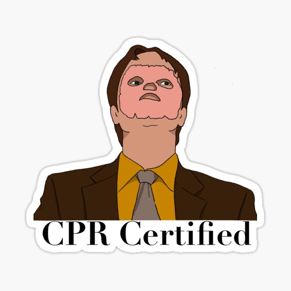 CPR Certified  Sticker