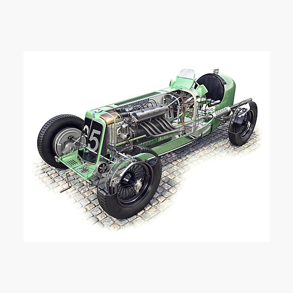 E.R.A. Cutaway Illustration Photographic Print