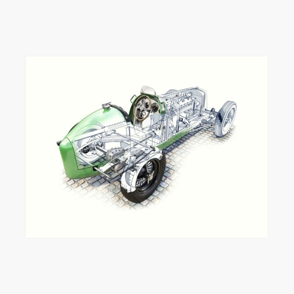 E.R.A. Cutaway Illustration Art Print