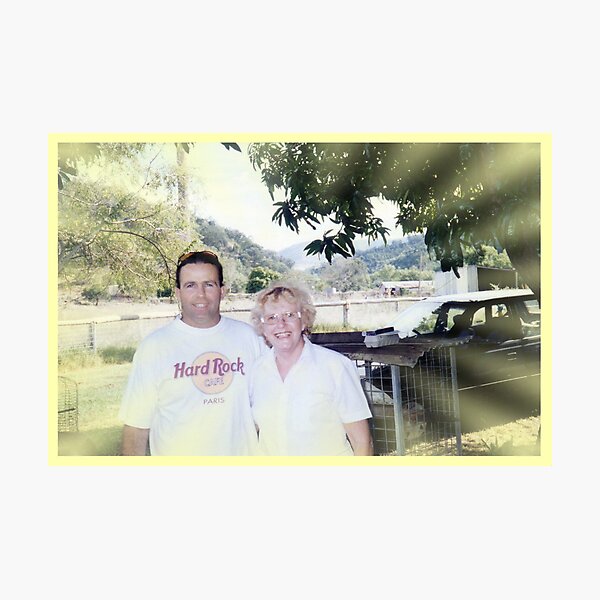"MADE IT TO HERE THE FARM" Photographic Print