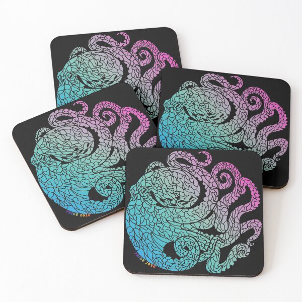 Item preview, Pride Octopus - Polysexual designed and sold by QuietChiaro.