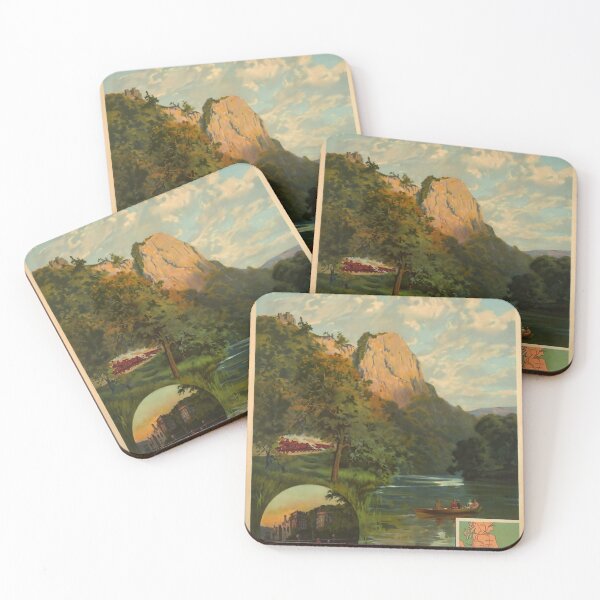 Item preview, Le Pic du Derbyshire vintage travel poster designed and sold by stickart-marek.