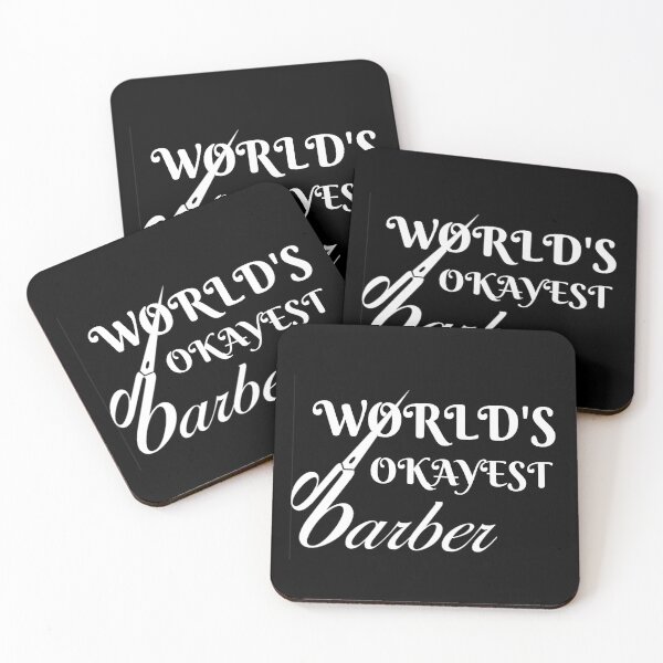 Item preview, World's okayest barber  designed and sold by Wideworld.