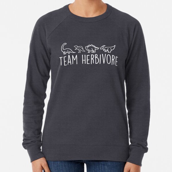 Team Herbivore - Vegan Shirt - Vegetarian - Animal Rights Lightweight Sweatshirt