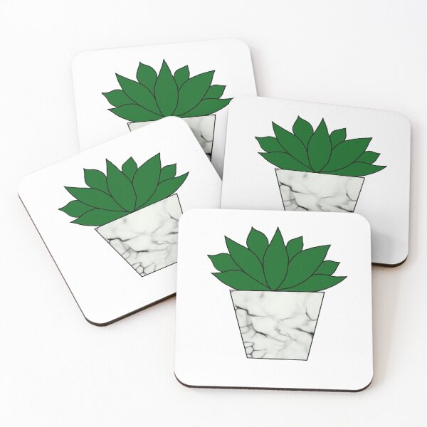 Item preview, White Marble Succulent designed and sold by blejsart.