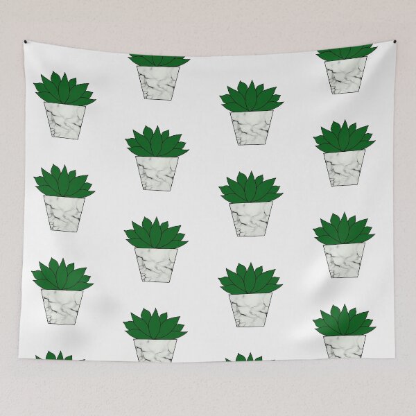 Item preview, White Marble Succulent designed and sold by blejsart.
