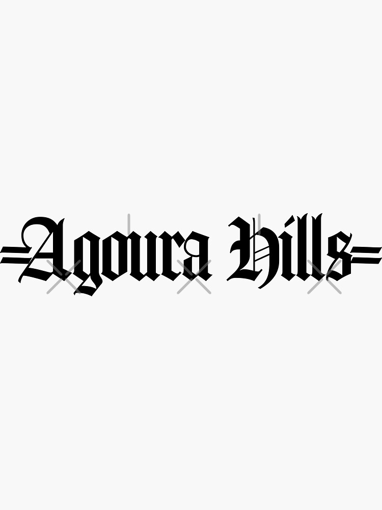 "Agoura Hills, Ca" Sticker for Sale by Srphotola Redbubble