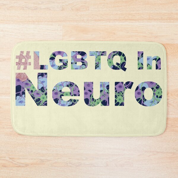 Item preview, #LGBTQInNeuro designed and sold by ArtsySciTi.
