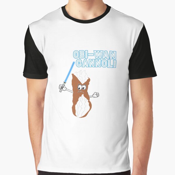 Vista previa del artículo con la obra «Obi-Wan Cannoli», diseñado y vendido por tall-beets.