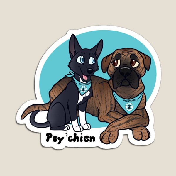 Duo de Psy'chien Magnet