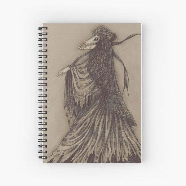 Mari Lwyd Spiral Notebook