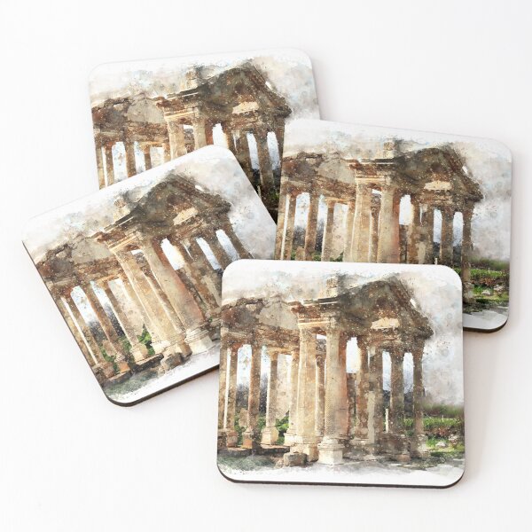 Item preview, Roman ruins watercolour designed and sold by coolkatia.