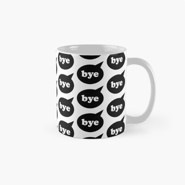 Item preview, Bye - Speech Bubble - Black Pattern designed and sold by EelPopShop.