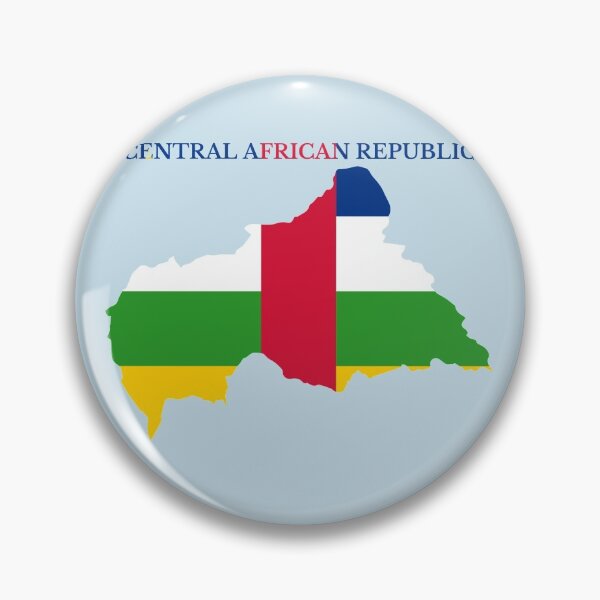 Item preview, Central African Republic  Map Flag designed and sold by marosharaf.