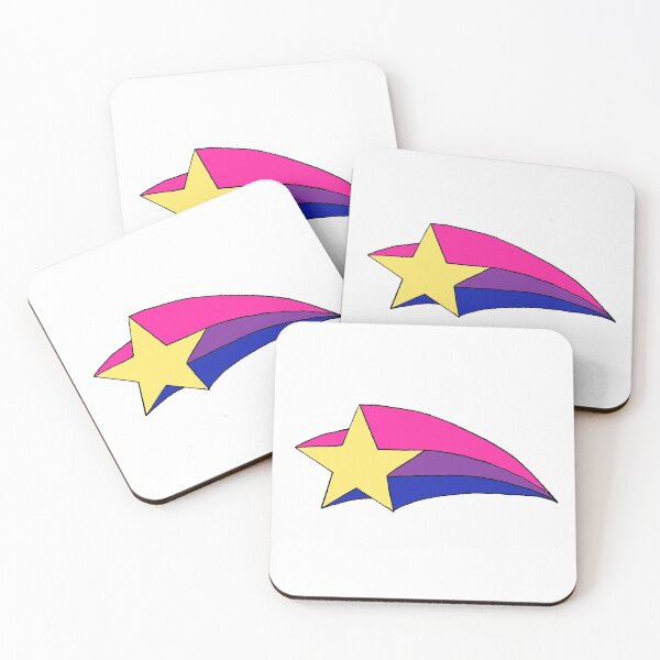 Item preview, Bi Flag Shooting Star designed and sold by taeylenol.