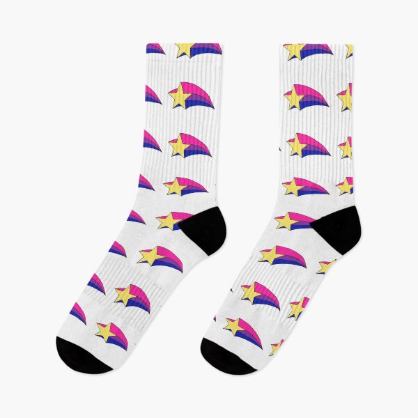 Item preview, Bi Flag Shooting Star designed and sold by taeylenol.