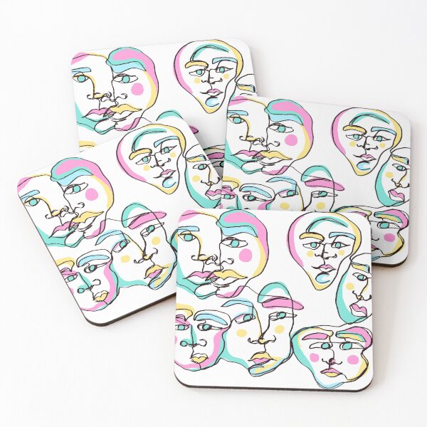 Item preview, colorful faces aesthetic designed and sold by mariahmoniquedesign.